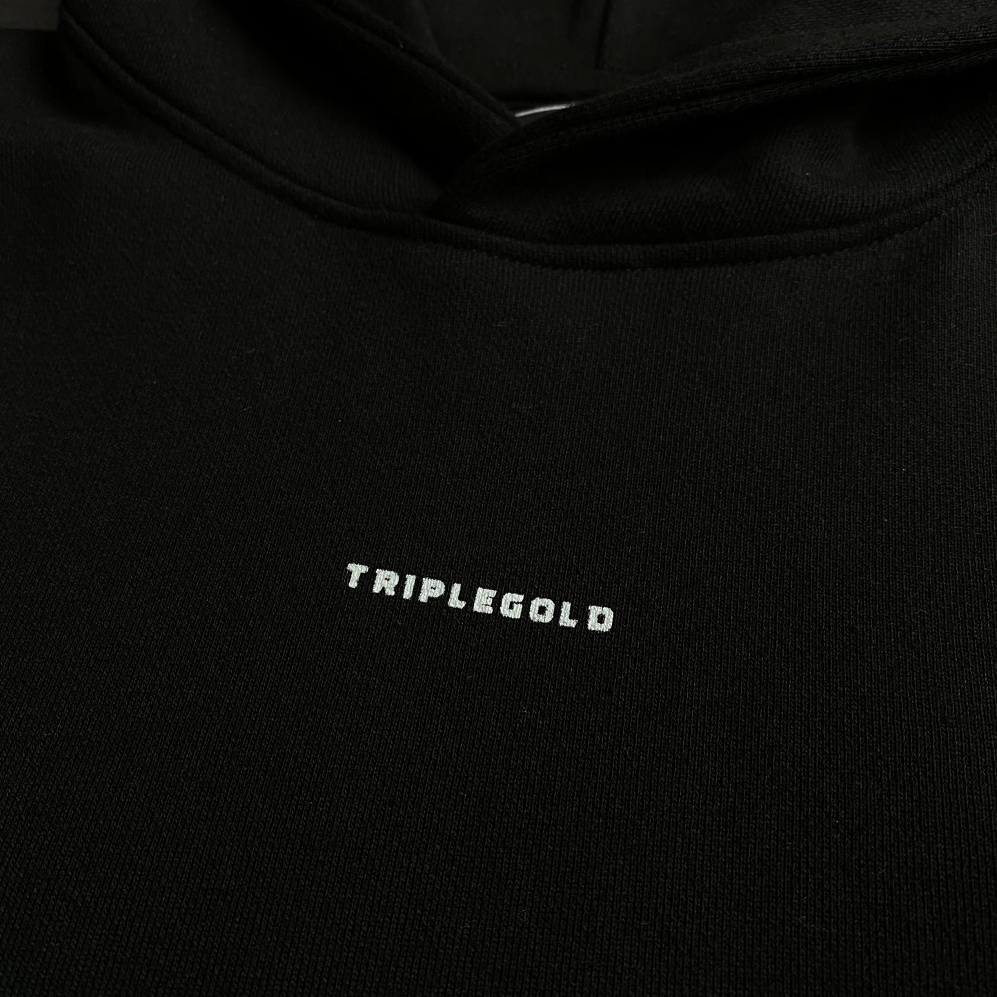 Essential regular hoodie black