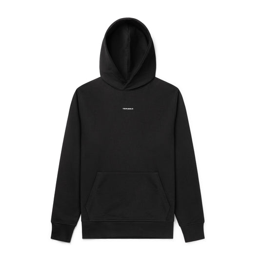 Essential regular hoodie black